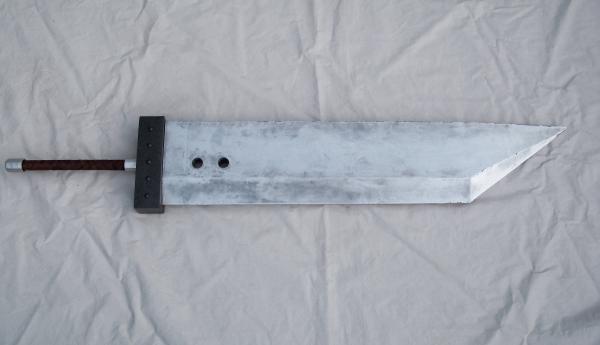 Custom Made Metal Cloud Strife FFVII Buster Sword W/Materia picture