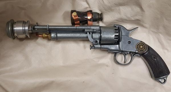 Steampunk 1860 Confederate Le Mat Aether Revolver W/Scope picture