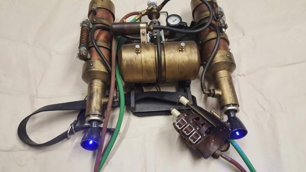 Steampunk Jet Pack- Steam Forged Studios Mark III- 0007/Production Date 1899 picture