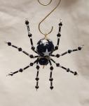 Steampunk/Christmas Black Star Beaded Spider