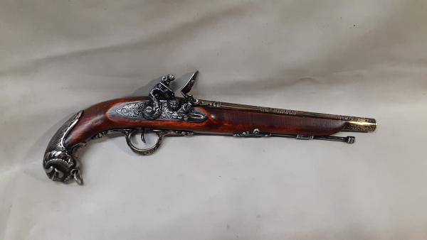 18th Century Aged German "Sea Dawg" Flintlock Pistol picture