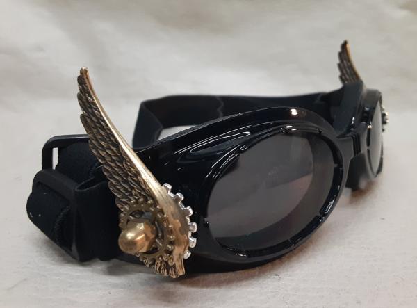 Small Steampunk Valkyrie Dog Goggles picture