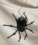 Steampunk Beaded Black Spider