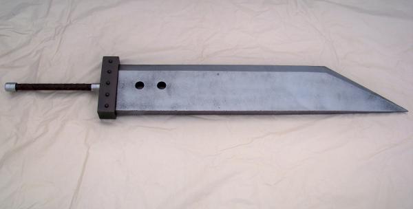 Custom Made Metal Cloud Strife FFVII Buster Sword W/Materia picture