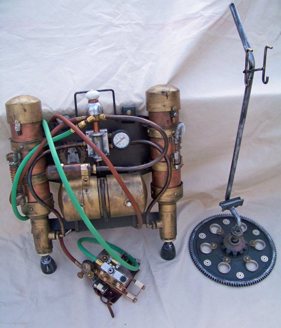 Steampunk Jet Pack- Steam Forged Studios Mark III- 0007/Production Date 1899 picture