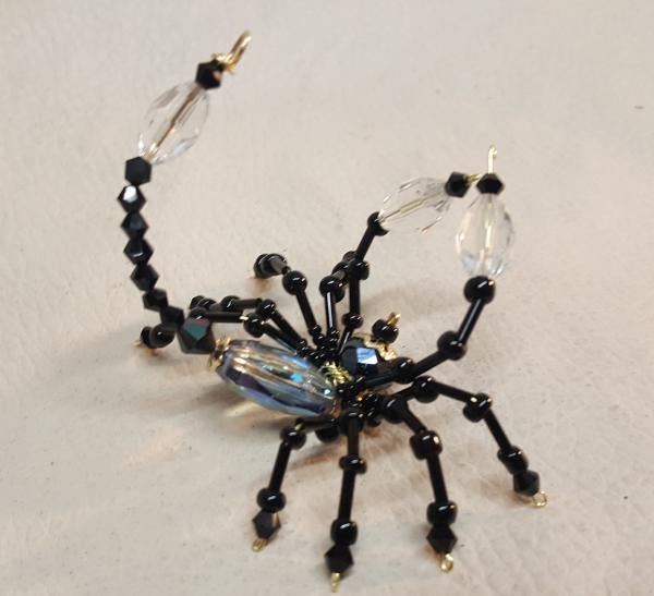 Steampunk Beaded Black Scorpion picture