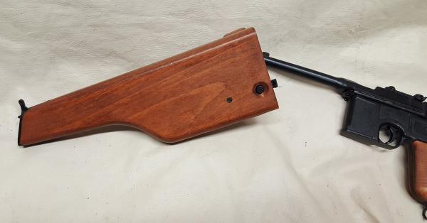 C 96 Broom Handle Mauser Non firing Replica with Stock and Stock Holster picture