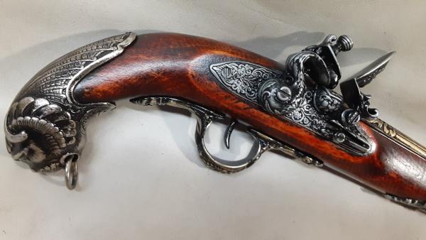 18th Century Aged German "Sea Dawg" Flintlock Pistol picture