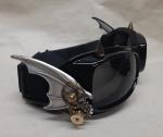Large Steampunk Spiked Batwing Dog Goggles