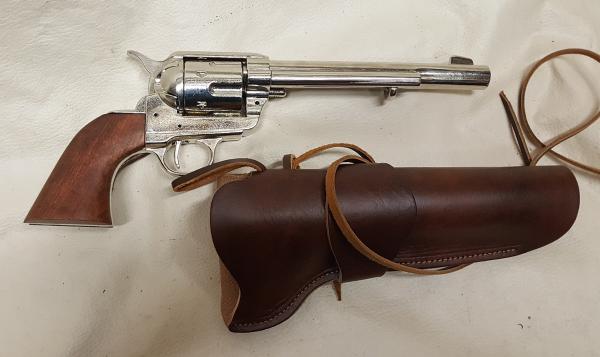 1873 Colt "Peacemaker" Revolver Non Firing Replica w/Holster picture