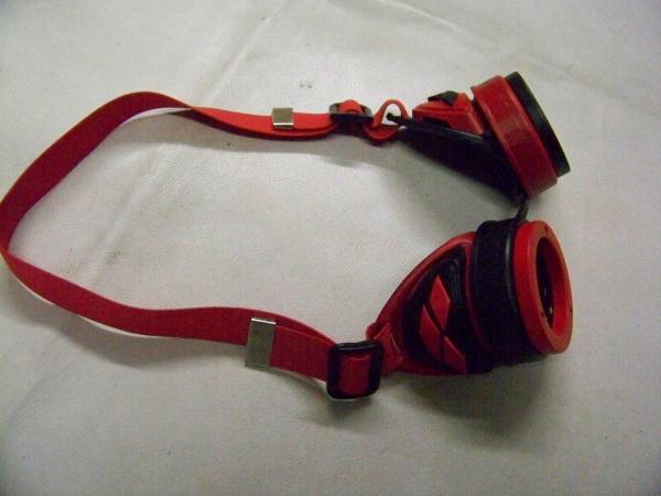 Slightly Distressed Steampunk Goggles Inspired By Harley Quinn picture