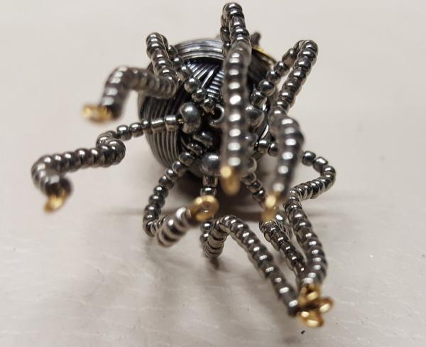 Metallic Steampunk Beaded Octopus picture