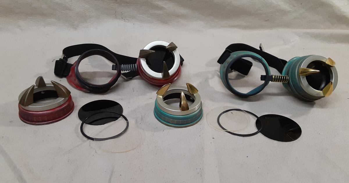 Steampunk Engineer Goggles- Kraken picture