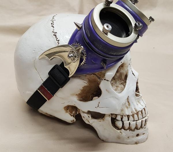 Steampunk Purple Engineer Goggles- Demon Spawn picture