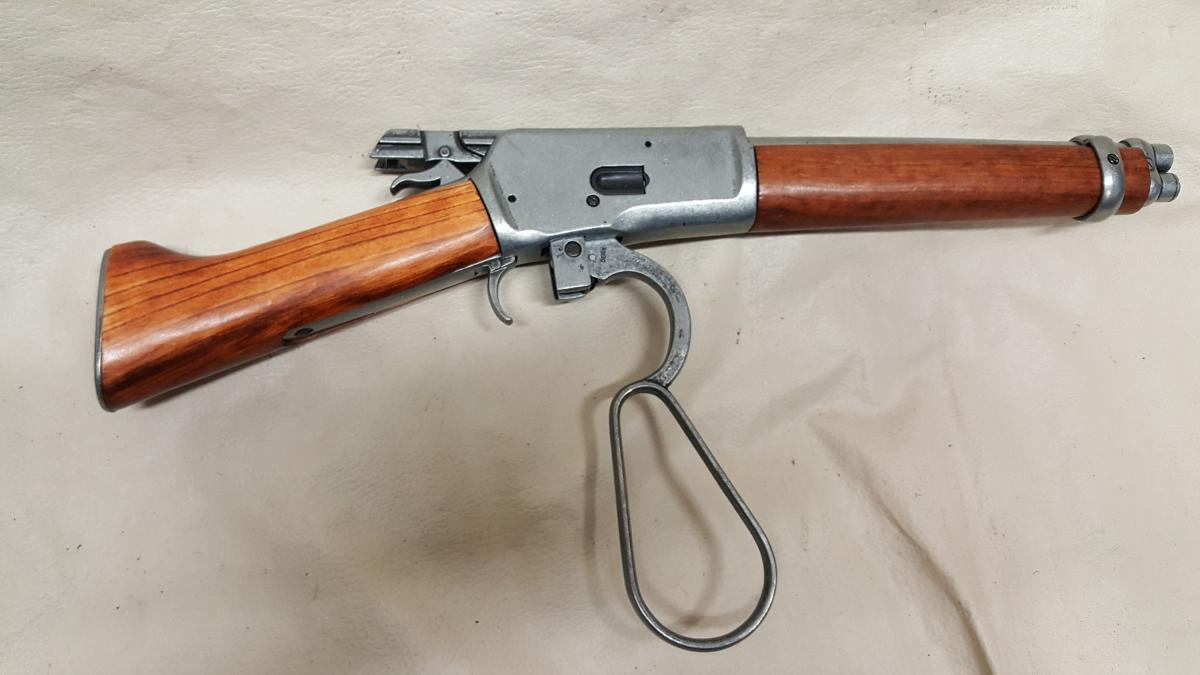 Base Model Mare's Leg Non-Firing Replica Rifle W/Holster and Bullets picture