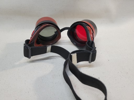 Slightly Distressed Steampunk Goggles Inspired By Harley Quinn picture