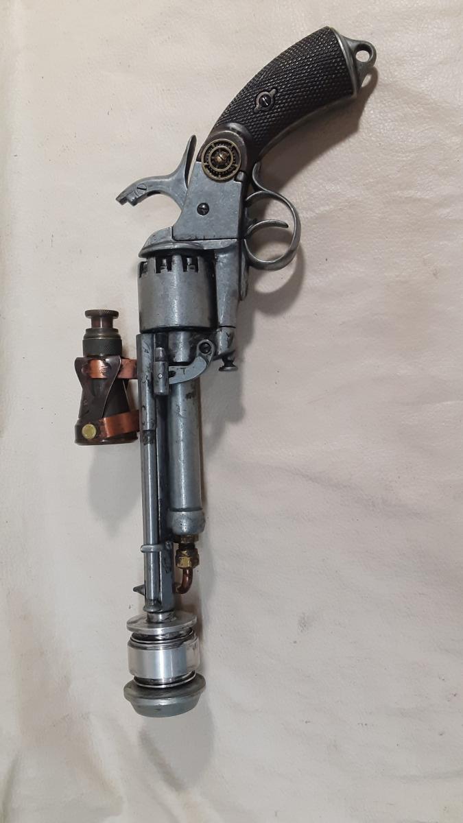 Steampunk 1860 Confederate Le Mat Aether Revolver W/Scope picture