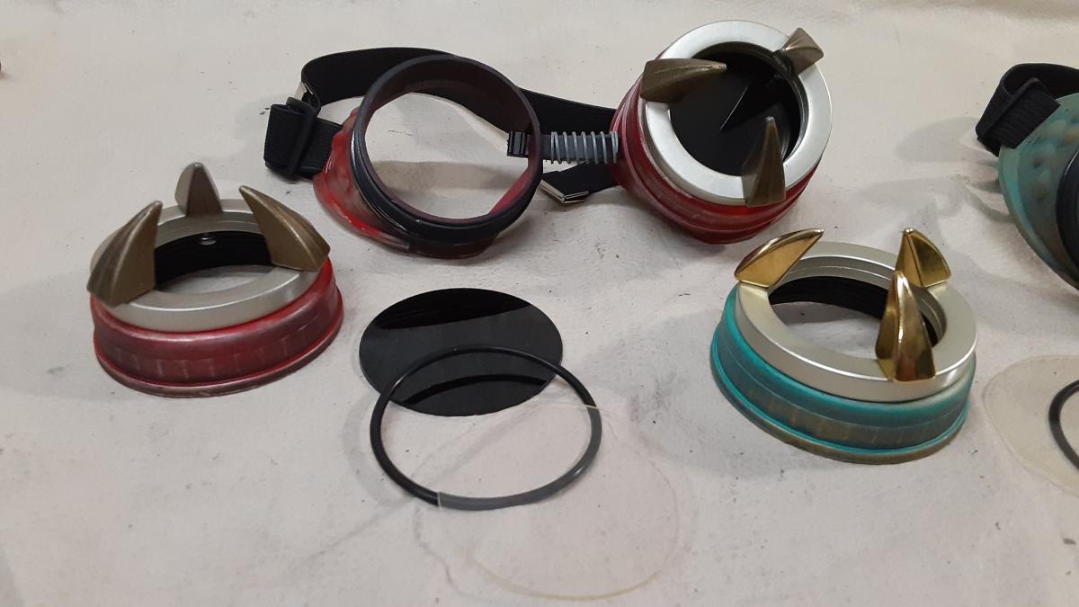 Steampunk Engineer Goggles- Kraken picture