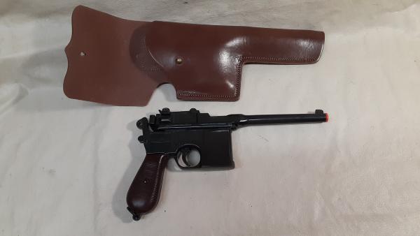 C 96 Broom Handle Mauser Non firing Replica with Holster picture