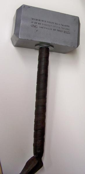 Mjolnir - Mythical Hammer of Thor with Etching picture