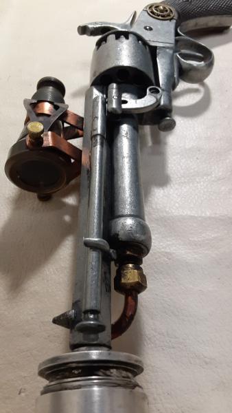 Steampunk 1860 Confederate Le Mat Aether Revolver W/Scope picture