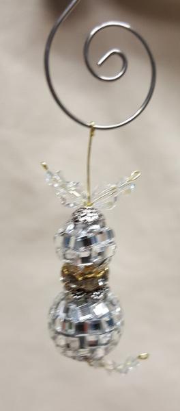 Beaded Crystal Kitty Cat Ornament picture