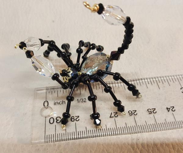 Steampunk Beaded Black Scorpion picture