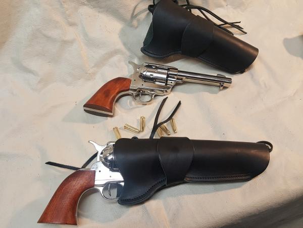 1873 Colt "Peacemaker" Revolver Non Firing Replica w/Holster picture