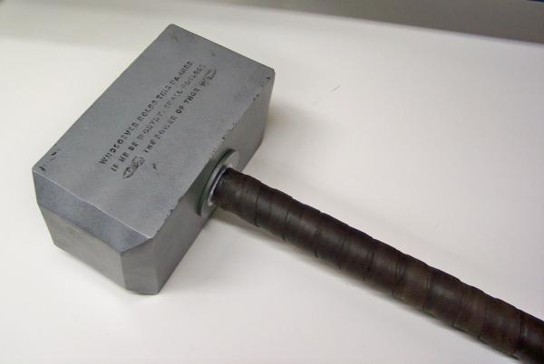 Mjolnir - Mythical Hammer of Thor with Etching picture