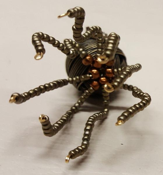 Metallic Steampunk Beaded Octopus picture