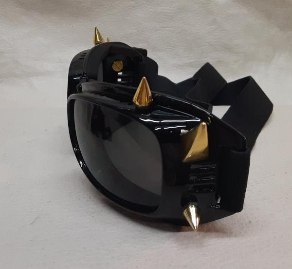 Large Steampunk Spiked Dog Goggles picture