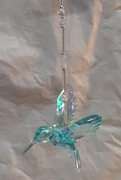 Crystal Hummingbird Sun Catcher in 7 Different Colors