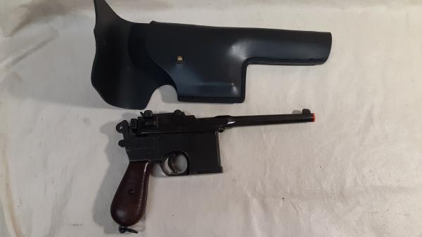 C 96 Broom Handle Mauser Non firing Replica with Holster picture