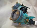 Steampunk Engineer Brass Patina Goggles- Demon Spawn