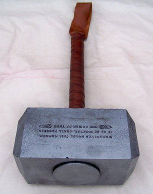 Mjolnir - Mythical Hammer of Thor with Etching picture
