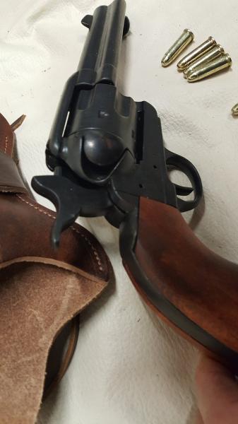 1873 Colt "Peacemaker" Revolver Non Firing Replica w/Holster picture