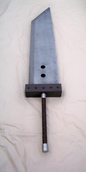 Custom Made Metal Cloud Strife FFVII Buster Sword W/Materia picture