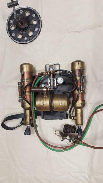 Steampunk Jet Pack- Steam Forged Studios Mark III- 0007/Production Date 1899 picture