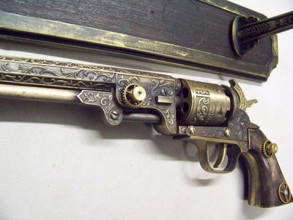 Steampunk 1851 Colt Navy Revolver Non Firing Replica #1 picture