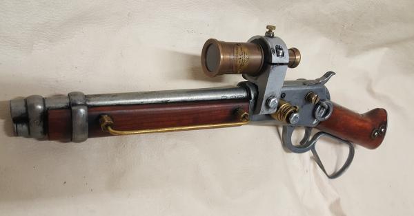 Steampunk Mare's Leg Rifle W/Scope