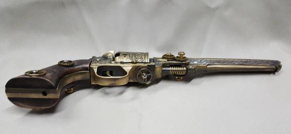 Steampunk 1851 Colt Navy Revolver Non Firing Replica #2 picture