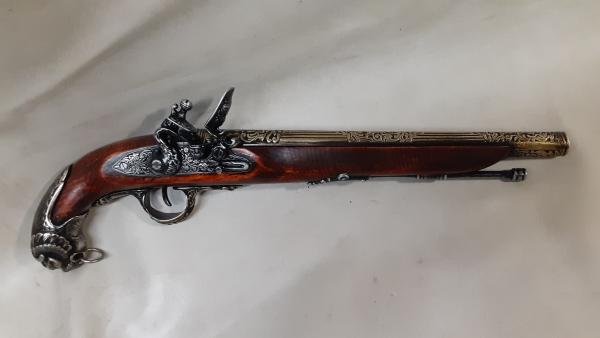 18th Century Aged German "Sea Dawg" Flintlock Pistol picture