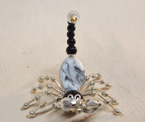 Steampunk Beaded Black and Gray Scorpion picture