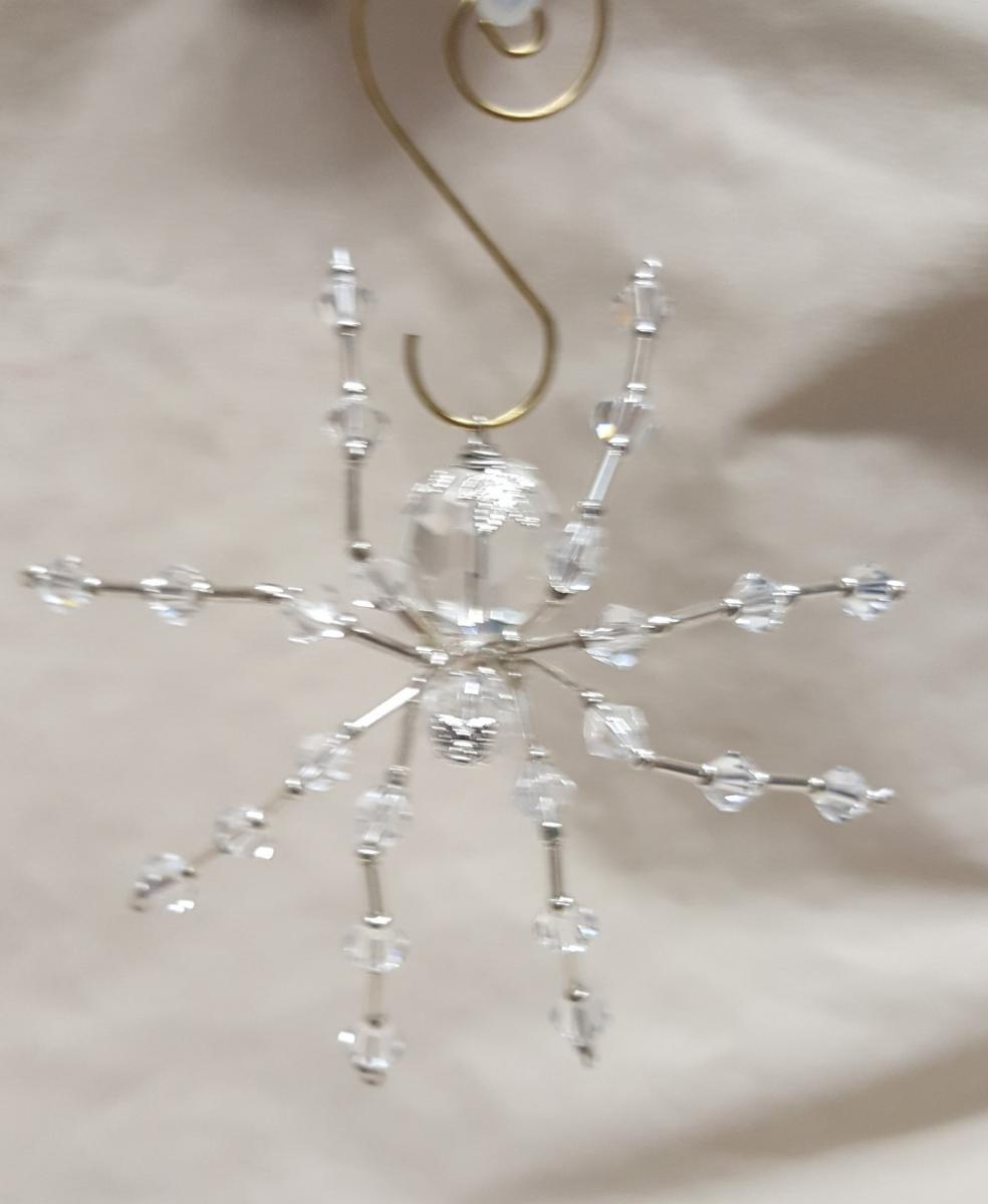 Steampunk/Christmas Faceted Crystalline Ice Spider picture