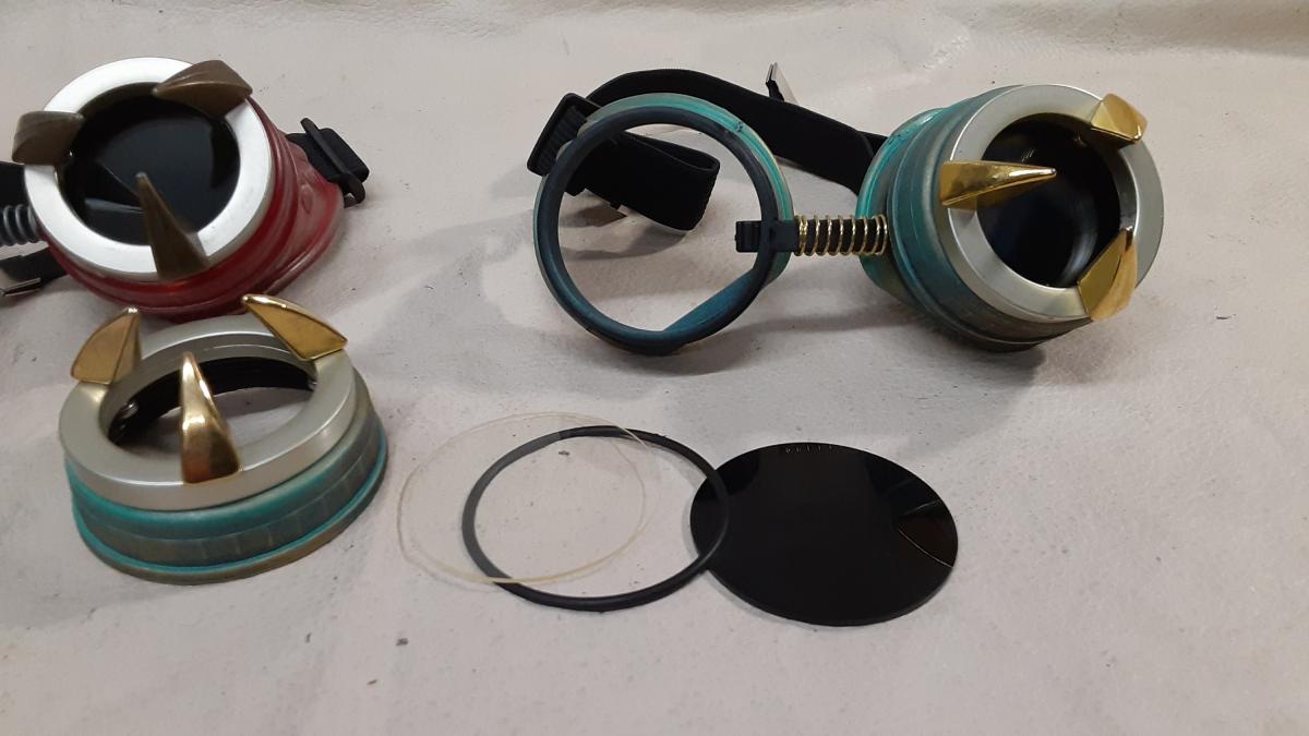 Steampunk Engineer Goggles- Kraken picture