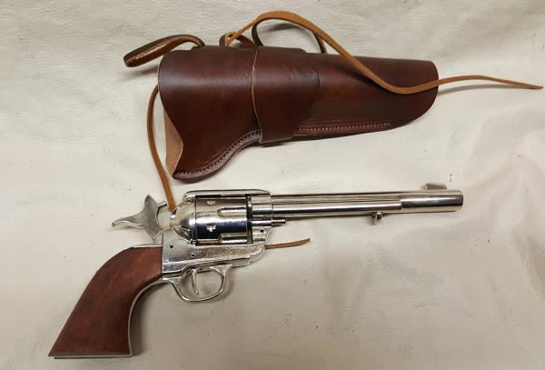 1873 Colt "Peacemaker" Revolver Non Firing Replica w/Holster picture