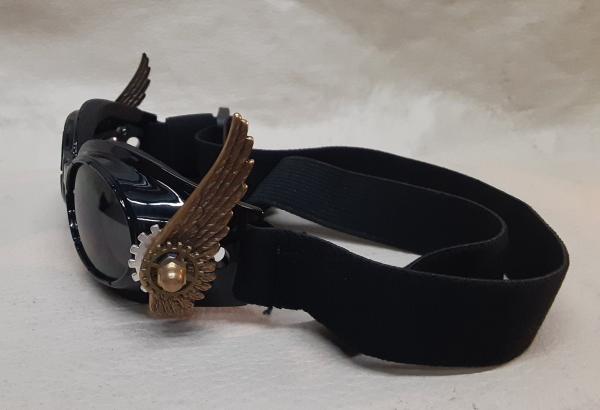 Small Steampunk Valkyrie Dog Goggles picture