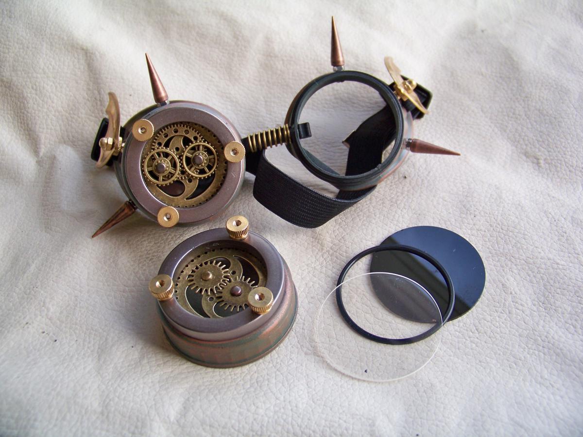 Steampunk Engineer Goggles- Demon Spawn picture