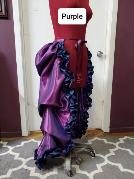 Steampunk Burlesque Bustle Custom Color, Custom made to Order