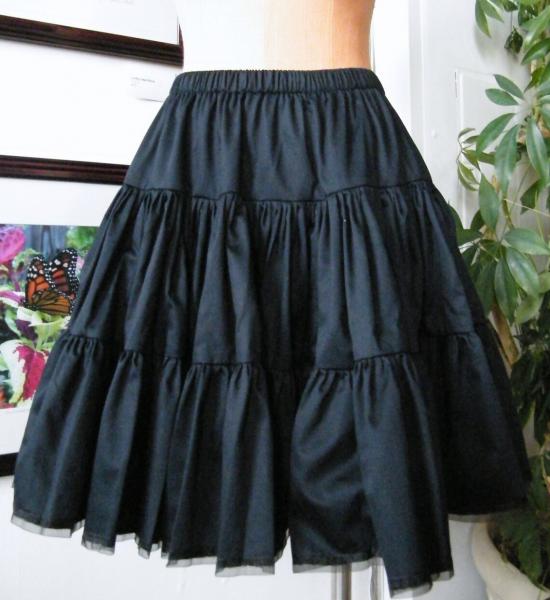 Short Cotton Gothic Lolita - Petticoat